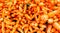 Beautiful a pile of fresh ripe orange carrots texture background. vegetable healthy