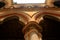 Beautiful pillars and arches in the palace of bangalore.