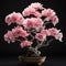 Beautiful Pink Bonsai Tree With Detailed Petals