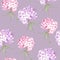 Beautiful Pink Hydrangea Seamless Background