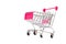 Beautiful Pink Shopping Container Cart