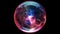Beautiful Plasma Ball in Looped animation. HD 1080