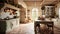 A beautiful and pleasant representation of the French country interior design