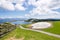 Beautiful pond on Wildenkarkogel Mountain in Alps, Saalbach-Hinterglemm, Austria