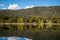 Beautiful Pondage and reflections at Mount Beauty, Victoria, Australia in autumn. The Mount Beauty Regulating Pondage is part of