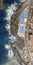 Beautiful pools of Garachico, Tenerife. Overhead view