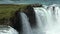 Beautiful, powerful Godafoss waterfall in Northern Iceland