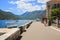 Beautiful promenade in the city of Perast