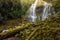 Beautiful Proxy falls in mist, Oregon