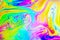 Beautiful psychedelic abstractions in soap foam