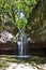 The Beautiful pure water Cascade de Gourbachin the source of La Vauloube