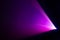 Beautiful purple pantone color wide lens projector spotlight . smoke abstract texture background . screening for multimedia