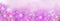 Beautiful purple rain lily flower on soft romance background with copy space for valentine header or banner