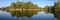 Beautiful quiet lake in Chitwan National Park on Nepal