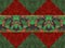 Beautiful quilted Christmas table cloth