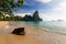 Beautiful Railay beach in Krabi province, Thailand