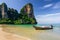 Beautiful Railay beach in Krabi province, Thailand