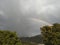 Beautiful rainbow after rains in Grhwal& x28;Uttarakhand& x29;, India