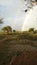 Beautiful rainbow rays beautifying sultanhamud village