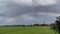 Beautiful rainbow on the Tuscan countryside, Pisa, Tuscany, Italy