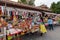 Beautiful Rajasthani Bangles being sold at famous Sardar Market and Ghanta ghar Clock tower in Jodhpur, Rajasthan, India