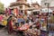 Beautiful Rajasthani Bangles and ornaments are being sold at famous Sardar Market and Ghanta ghar Clock tower in Jodhpur,