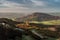 A beautiful Ramshaw Rocks sunrise at Ramshaw Rocks in the Peak District National Park