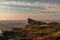 A beautiful Ramshaw Rocks sunrise at Ramshaw Rocks in the Peak District National Park