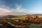 A beautiful Ramshaw Rocks sunrise at Ramshaw Rocks in the Peak District National Park