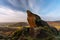 A beautiful Ramshaw Rocks sunrise at Ramshaw Rocks in the Peak District National Park