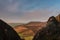 A beautiful Ramshaw Rocks sunrise at Ramshaw Rocks in the Peak District National Park