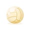 Beautiful realistic classic, volleyball ball, for playing.