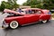 Beautiful Red 1951 Pontiac Silver Streak 8 at Car Show