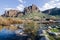 Beautiful red mountain and stream in Arizona