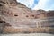 Beautiful red rock formations in Petra Rose City , Jordan. Petra is one of the New Seven Wonders of the World. UNESCO World