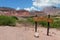 Beautiful red rock valley Quebrada de las conchas