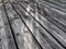 Beautiful reflecting diagonal stripes onto wood floor with sunlight.