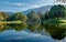 Beautiful reflection view at taiping lake garden Perak