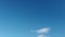 Beautiful relaxing time lapse with lightk blue sky and soft clouds