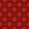 Beautiful retro seamless pattern, vintage texture. Red pattern with hearts.