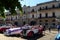 Beautiful retro vintage cars-taxis. Havana, Cuba