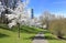 The beautiful Rheinaue park in Bonn, Germany.