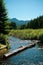 Beautiful River Landscape in Gold Creek Pond, Washington