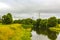 Beautiful river stream pond and lake nature forest in Germany