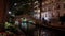 Beautiful Riverwalk in San Antonio with its small restaurants and pubs along the river - view by night - SAN ANTONIO