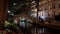 Beautiful Riverwalk in San Antonio with its small restaurants and pubs along the river - view by night - SAN ANTONIO
