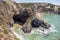 Beautiful rock formations at Odeceixe coast, Portugal