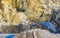 Beautiful rocks cliffs boulders mountain in Puerto Escondido Mexico