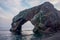 Beautiful rocks near Cape Giant on Sakhalin Island