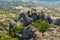 Beautiful rocks in the Valley of Ghosts, Demerdzhi mountain